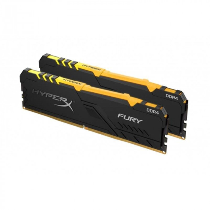 DDR4 2x32GB/3600 Kingston HyperX Fury RGB Black (HX436C18FB3AK2/64)