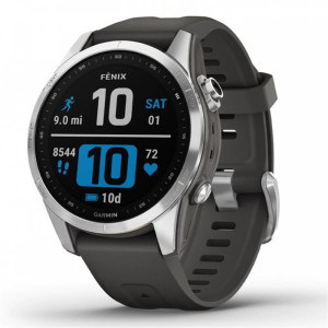 Смарт-годинник Garmin Fenix 7S Stainless Steel with Graphite Band (010-02539-01) Смарт-годинник Garmin Fenix 7S Stainless Steel with Graphite Band (010-02539-01)