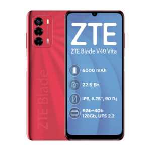 ZTE Blade V40 Vita 6/128GB Dual Sim Red ZTE Blade V40 Vita 6/128GB Dual Sim Red