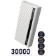 Універсальна мобільна батарея Proda PD-P106 30000mAh White (PD-P106-WH)