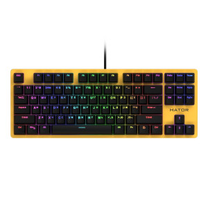Клавиатура Hator Rockfall EVO TKL Kailh Optical Yellow (HTK-632) Клавиатура Hator Rockfall EVO TKL Kailh Optical Yellow (HTK-632)