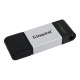 USB3.2 256GB Type-C Kingston DataTraveler 80 Grey/Black (DT80/256GB)