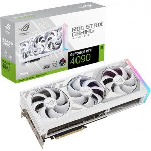 Відеокарта GF RTX 4090 24GB GDDR6X ROG Strix White Asus (ROG-STRIX-RTX4090-24G-WHITE) Відеокарта GF RTX 4090 24GB GDDR6X ROG Strix White Asus (ROG-STRIX-RTX4090-24G-WHITE)