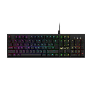 Клавиатура Hator Rockfall Blue Switches UK/RU (HTK-604) Black USB Клавиатура Hator Rockfall Blue Switches UK/RU (HTK-604) Black USB