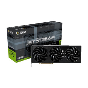 Відеокарта GF RTX 4070 Ti 12GB GDDR6X JetStream Palit (NED407T019K9-1043J) Відеокарта GF RTX 4070 Ti 12GB GDDR6X JetStream Palit (NED407T019K9-1043J)