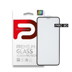 Защитное стекло Armorstandart Pro для Apple iPhone 11 Pro Max/XS Max Black, 0.33mm, 3D (ARM55372-GP3D-BK)