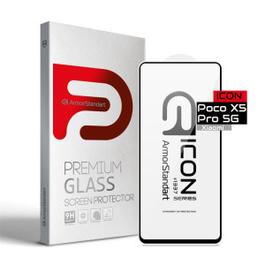 Захисне скло Armorstandart Icon для Xiaomi Poco X5 Pro 5G Black (ARM66386)