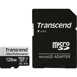 Карта пам`ятi MicroSDXC 128GB UHS-I/U3 Class 10 Transcend 340S R160/W125MB/s + SD-адаптер (TS128GUSD340S) Карта пам`ятi MicroSDXC 128GB UHS-I/U3 Class 10 Transcend 340S R160/W125MB/s + SD-адаптер (TS128GUSD340S)
