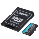 Карта памяти MicroSDXC 512GB UHS-I/U3 Class 10 Kingston Canvas Go! Plus R170/W90MB/s + SD-адаптер (SDCG3/512GB)