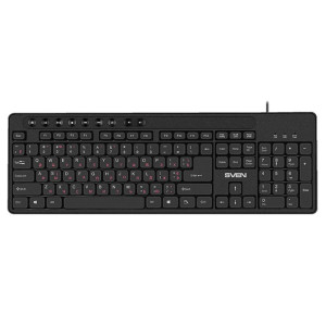 Клавіатура Sven KB-C3060 Ukr Black USB Клавіатура Sven KB-C3060 Ukr Black USB