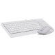 Комплект (клавиатура, мышка) A4Tech F1512 White USB