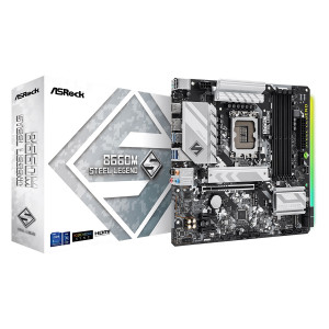 Материнская плата ASRock B660M Steel Legend Socket 1700 Материнская плата ASRock B660M Steel Legend Socket 1700