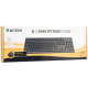Клавіатура A4Tech KR-85 Ukr Black PS/2