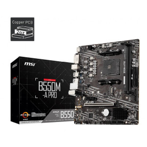 MSI B550M-A Pro Socket AM4 MSI B550M-A Pro Socket AM4