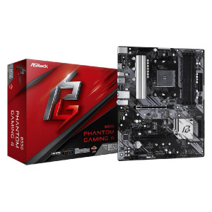 ASRock B550 Phantom Gaming 4 Socket AM4 ASRock B550 Phantom Gaming 4 Socket AM4