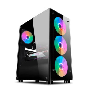 Корпус 1stPlayer V3-A-4G6 Black без БП Корпус 1stPlayer V3-A-4G6 Black без БП