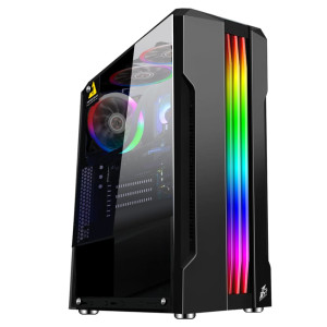 Корпус 1stPlayer R3-A-R1 Color LED Black без БП Корпус 1stPlayer R3-A-R1 Color LED Black без БП