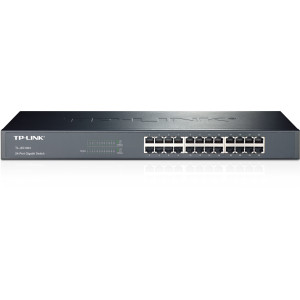 Коммутатор TP-LINK TL-SG1024 (24хGE, металл, монтаж в стойку) Коммутатор TP-LINK TL-SG1024 (24хGE, металл, монтаж в стойку)
