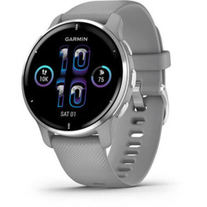 Смарт-годинник Garmin Venu 2 Plus Powder Gray + Passivated (010-02496-10) Смарт-годинник Garmin Venu 2 Plus Powder Gray + Passivated (010-02496-10)