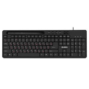 Клавіатура Sven KB-S302 Ukr Black USB Клавіатура Sven KB-S302 Ukr Black USB