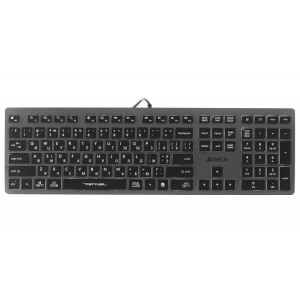Клавіатура A4Tech Fstyler FX60H Grey White backlit Клавіатура A4Tech Fstyler FX60H Grey White backlit
