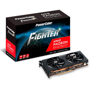 Відеокарта AMD Radeon RX 6700 XT 12GB GDDR6 Fighter PowerColor (AXRX 6700XT 12GBD6-3DH) Відеокарта AMD Radeon RX 6700 XT 12GB GDDR6 Fighter PowerColor (AXRX 6700XT 12GBD6-3DH)