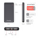 Універсальна мобільна батарея ColorWay Slim 10000mAh Black (CW-PB100LPF2BK)