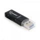 Картридер Gembird USB3.0 UHB-CR3-01 Black