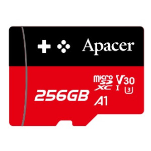 Карта памяти MicroSDXC 256GB UHS-I/U3 Class 10 Apacer (AP256GMCSX10U7-RAGC) Карта памяти MicroSDXC 256GB UHS-I/U3 Class 10 Apacer (AP256GMCSX10U7-RAGC)
