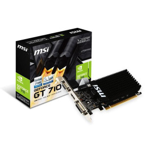 GF GT 710 1GB GDDR3 MSI (GT 710 1GD3H LP) GF GT 710 1GB GDDR3 MSI (GT 710 1GD3H LP)