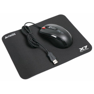 Мышь A4Tech X-710BK Black USB + коврик A4Tech X7-200MP Мышь A4Tech X-710BK Black USB + коврик A4Tech X7-200MP