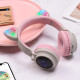 Bluetooth-гарнитура Hoco W27 Cat Ear Grey/Pink (W27GP)