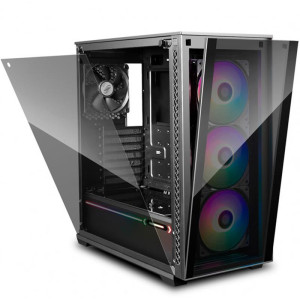 Корпус DeepCool Matrexx 70 ADD-RGB 3F Black (DP-ATX-MATREXX70-BKG0P-3F) без БЖ Корпус DeepCool Matrexx 70 ADD-RGB 3F Black (DP-ATX-MATREXX70-BKG0P-3F) без БЖ