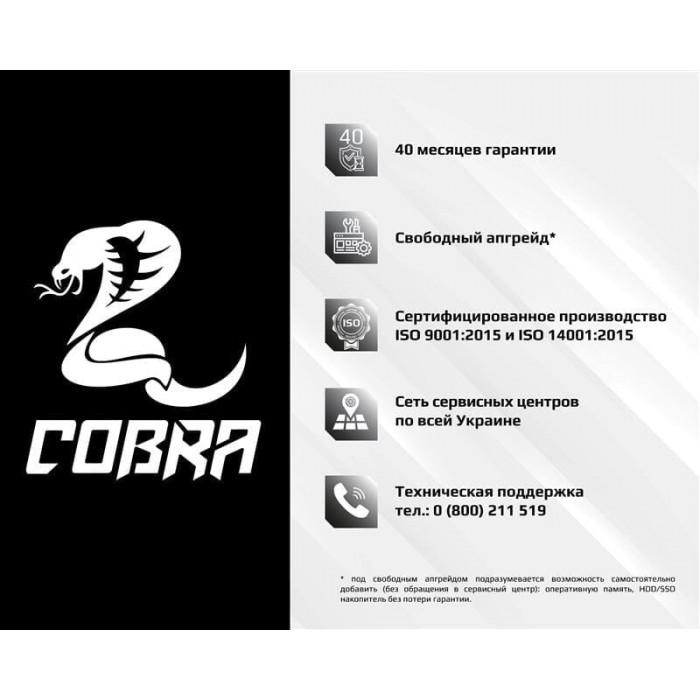 Персональний комп'ютер COBRA (I94F.16.H2S4.58.368)