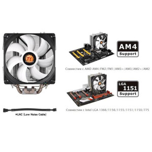 Кулер процесорний Thermaltake Contac Silent 12 (CL-P039-AL12BL-A) Кулер процесорний Thermaltake Contac Silent 12 (CL-P039-AL12BL-A)