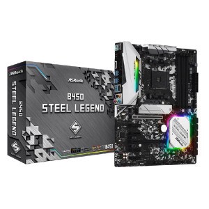 ASRock B450 Steel Legend Socket AM4 ASRock B450 Steel Legend Socket AM4