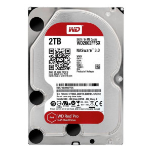HDD SATA 2.0TB WD Red Pro NAS 7200rpm 64MB (WD2002FFSX)