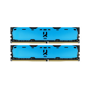 Модуль памяти DDR4 2x4GB/2400 GOODRAM Iridium Blue (IR-B2400D464L15S/8GDC) Модуль памяти DDR4 2x4GB/2400 GOODRAM Iridium Blue (IR-B2400D464L15S/8GDC)