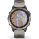 Смарт-часы Garmin Quatix 6 Titanium Gray with Titanium Band (010-02158-95)