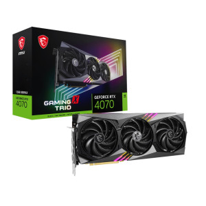 Відеокарта GF RTX 4070 12GB GDDR6X Gaming X Trio MSI (GeForce RTX 4070 GAMING X TRIO 12G) Відеокарта GF RTX 4070 12GB GDDR6X Gaming X Trio MSI (GeForce RTX 4070 GAMING X TRIO 12G)
