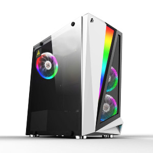 Корпус 1stPlayer R5-3R1-WH Color LED White без БП Корпус 1stPlayer R5-3R1-WH Color LED White без БП