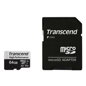 Карта памяти MicroSDXC 64GB UHS-I/U3 Class 10 Transcend 330S R100/W60MB/s + SD-адаптер (TS64GUSD330S) Карта памяти MicroSDXC 64GB UHS-I/U3 Class 10 Transcend 330S R100/W60MB/s + SD-адаптер (TS64GUSD330S)