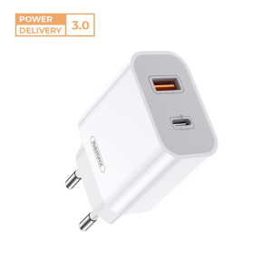 Сетевое зарядное устройство для Remax Surie Series 20W RP-U68 W (2USB 3А) White Сетевое зарядное устройство для Remax Surie Series 20W RP-U68 W (2USB 3А) White