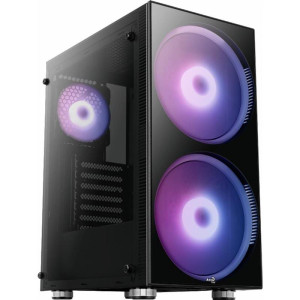 Корпус AEROCOOL PGS Python Black (Python-G-BK-v1) без БП Корпус AEROCOOL PGS Python Black (Python-G-BK-v1) без БП
