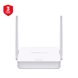 Беспроводной маршрутизатор Mercusys MW302R (N300, 1хFE WAN, 2хFE LAN, 2 внешние антенны 5dbi)EU Беспроводной маршрутизатор Mercusys MW302R (N300, 1хFE WAN, 2хFE LAN, 2 внешние антенны 5dbi)EU