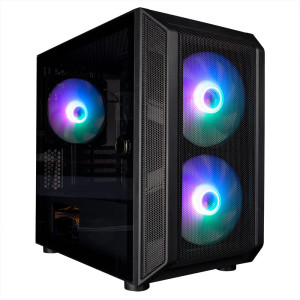 Корпус 1stPlayer D3-G7-PLUS RGB Black без БП Корпус 1stPlayer D3-G7-PLUS RGB Black без БП