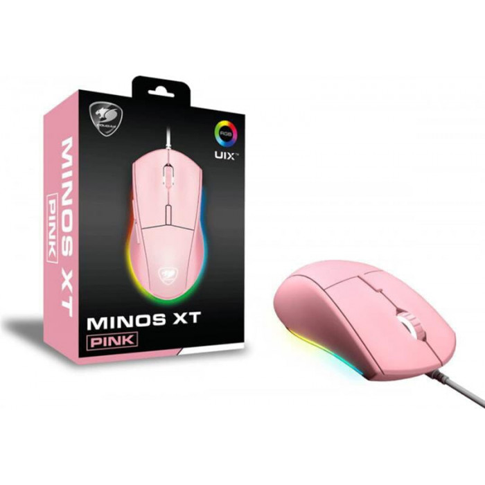 Миша Cougar Minos XT Pink USB