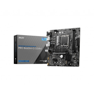 MSI Pro B660M-G DDR4 Socket 1700 MSI Pro B660M-G DDR4 Socket 1700