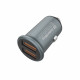 Автомобільний зарядний пристрій ColorWay (2USBx2.4A, 36W) Quick Charge 3.0 Gray (CW-CHA036Q-GR)