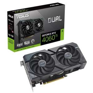 Відеокарта GF RTX 4060 Ti 16GB GDDR6 Dual Advanced Edition Asus (DUAL-RTX4060TI-A16G) Відеокарта GF RTX 4060 Ti 16GB GDDR6 Dual Advanced Edition Asus (DUAL-RTX4060TI-A16G)